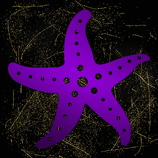seastar purple gold