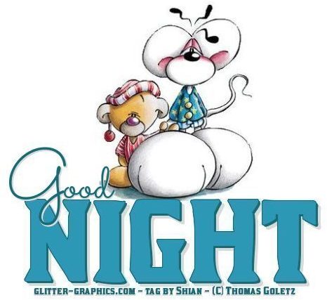 GOOD NIGHT, ANIMALS, MOUSE, DIDDL, CUTE