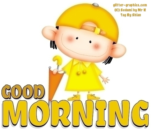 GOOD MORNING, CUTE, TOONS, GREETINGS