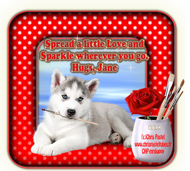 Spread a little love and sparkle - Jane