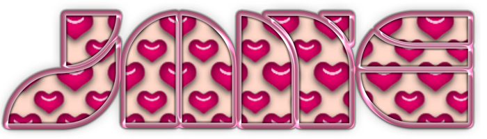 Pink Hearts - Jane