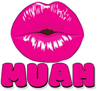 MUAH, LIPS, KISS, TEXT, PIXABAY