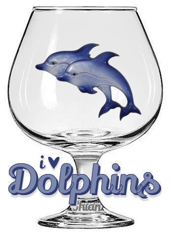 I ♡ Dolphins, WINE GLASS, ANIMALS, TEXT