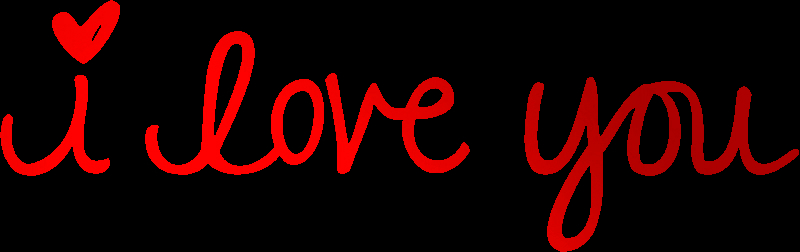 i love you