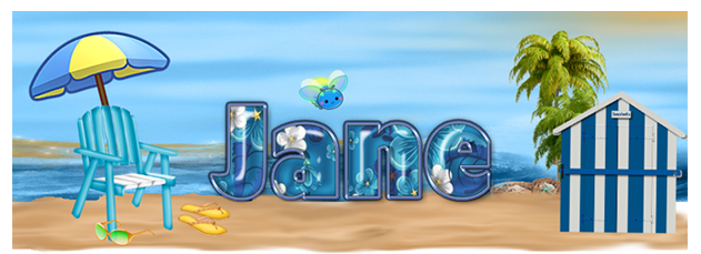 Loving the Beach - Jane