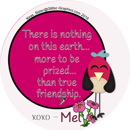 Mel - Prized - Friendship - Bird