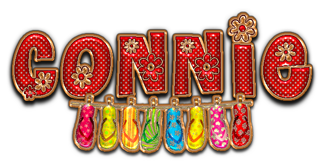 FLOP FLIP HANGING FLOWER CONNIE TEXT