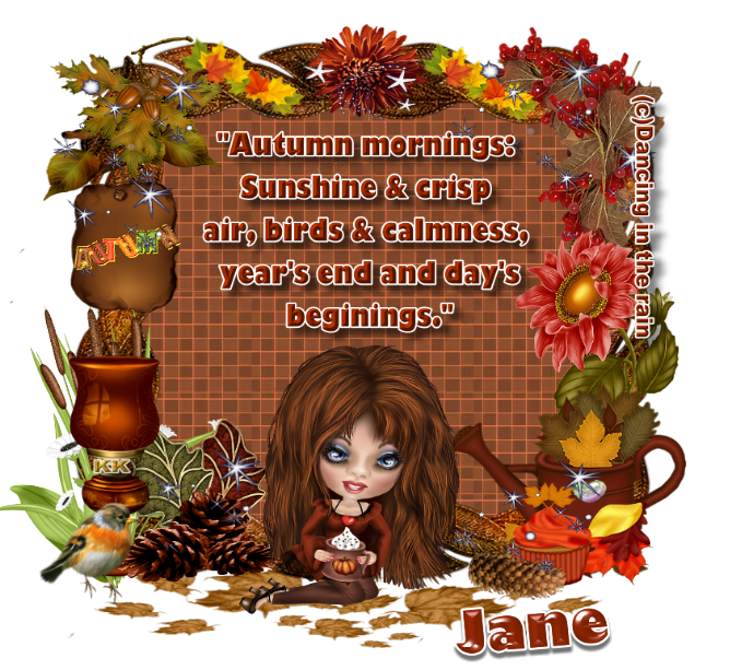 Autumn means....