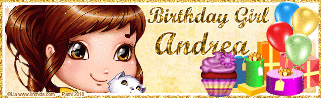 Happy Birthday ~ Andrea ~ fg