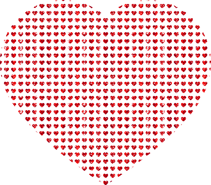 heart made of hearts