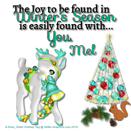 Mel - Winter's Season - Tree - Ornaments