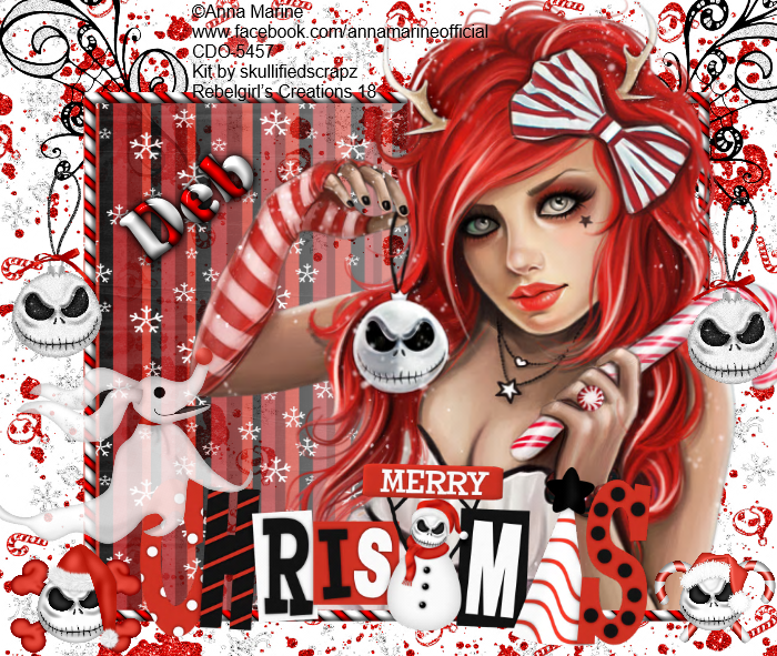 Deb -Merry Christmas Jack peppermint