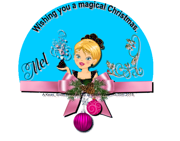 Mel - Magical Christmas - Ornaments- Ribbon