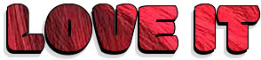 LOVE IT, RED, GG RELATED, TEXT