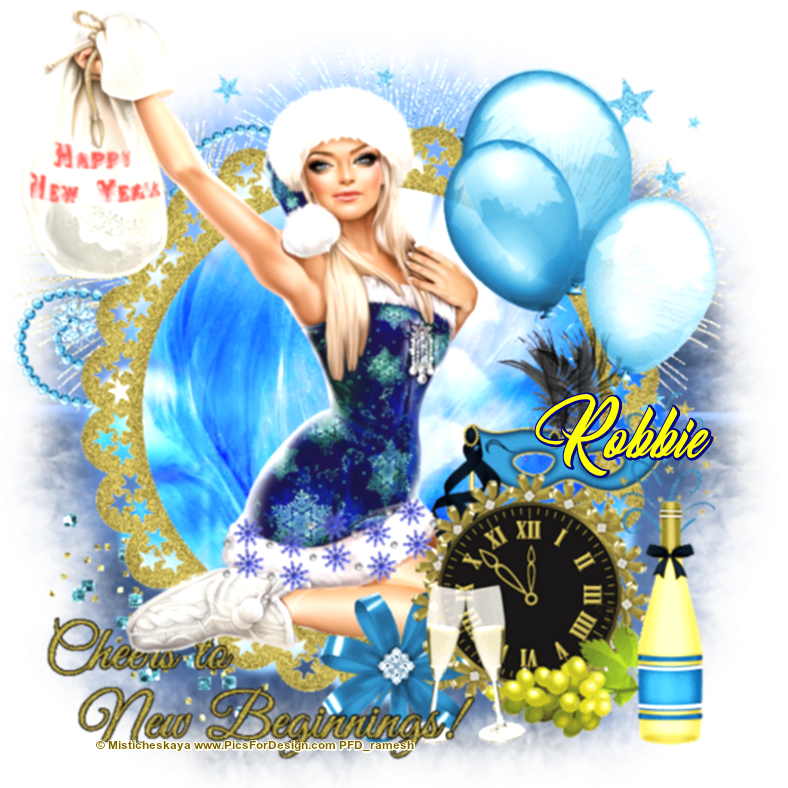 HAPPY BLUE YEAR - ROBBIE