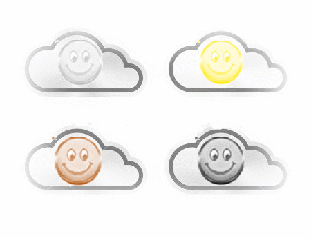 UncloudyDaySmilingCloudsPlatinum