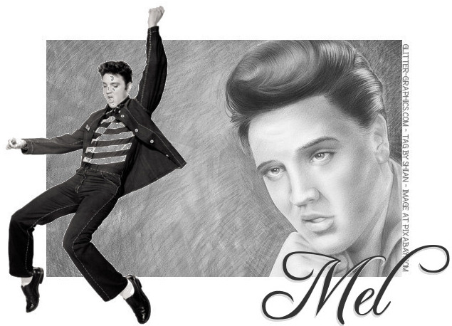 Mel, ELVIS PRESLEY, FIRST NAMES, TEXT