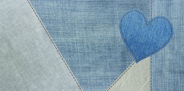 BLUE JEAN BACKGROUND FOR VALENTINES DAY