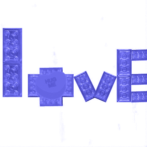 BuildLoveUpLegosBlue