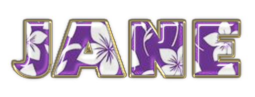 Purple flowers - Jane