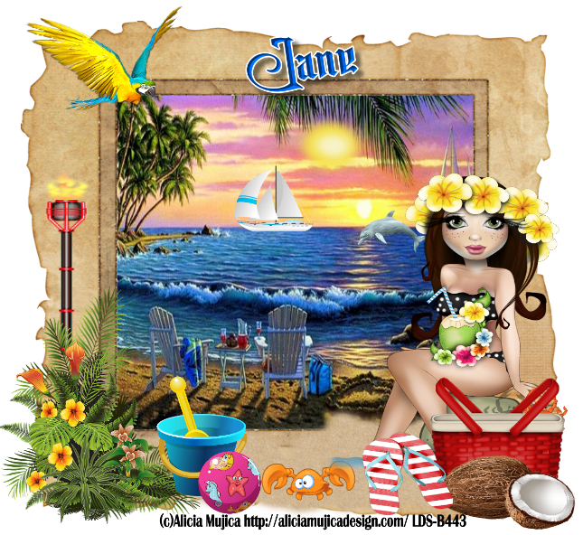 Girl at the beach - Jane