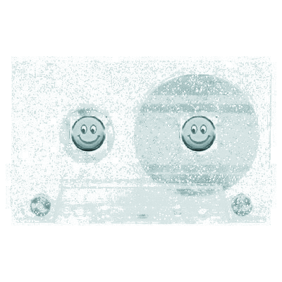 RewindHappinessSoftBlueSmilingTape