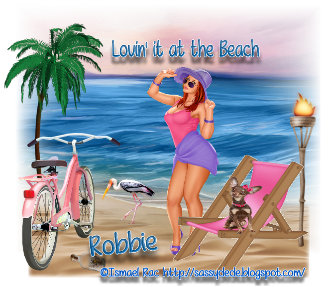 Lovin' it at the Beach - Robbie