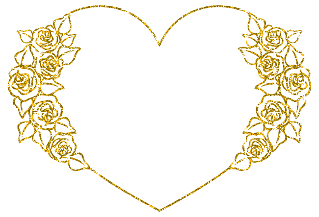 heart with roses