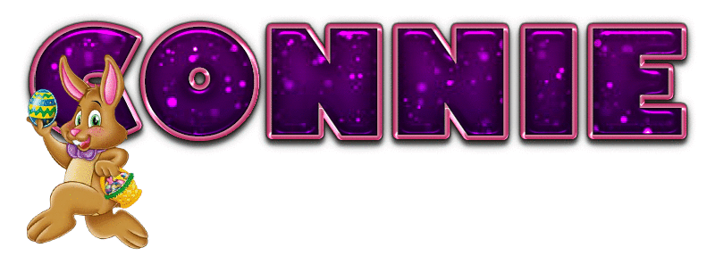 EASTER RABBIT CONNIE TEXT