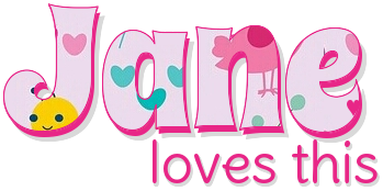 JANE LOVES THIS, PINK, ANIMALS, TOONS, TEXT
