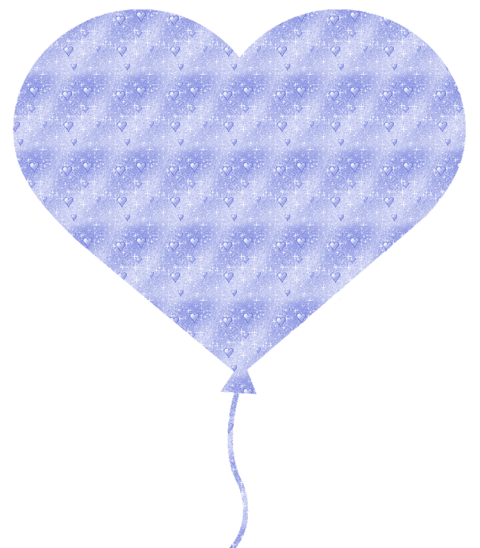 heart-shaped balloon with little hearts