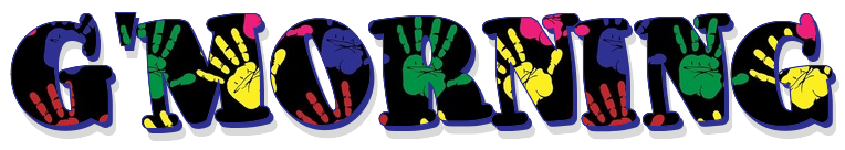 G'MORNING, MULTI, HANDPRINT, GREETINGS, TEXT