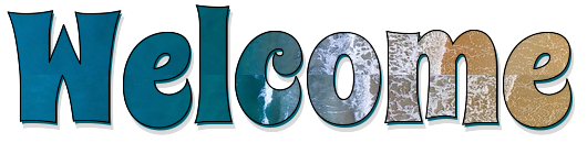 WELCOME, BEACH, GREETINGS, TEXT