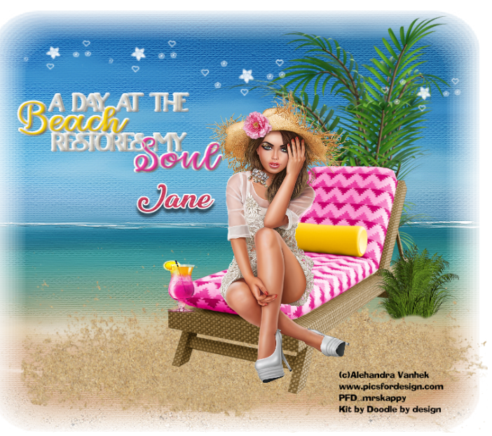 A day at the beach - Jane