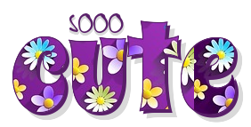 Sooo Cute, GG RELATED, LAVENDER, TEXT