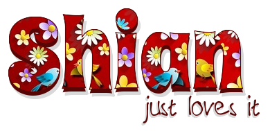 Shian just loves it, RED, BIRDS, FLOWER, TEXT