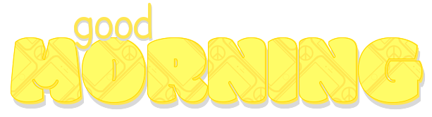 GOOD MORNING, YELLOW, iPhone, GREETINGS, TEXT