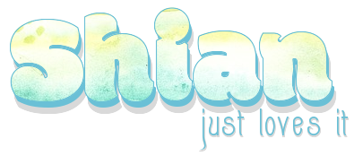 SHIAN JUST LOVES IT, ABSTRACT, YELLOW, TEXT