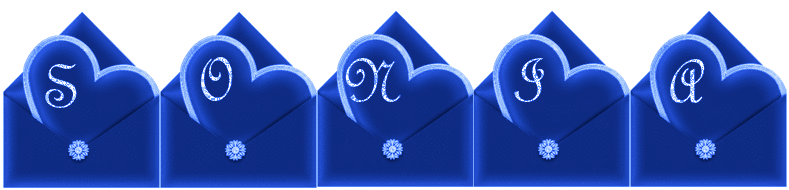 Sonia - heart and envelope letter