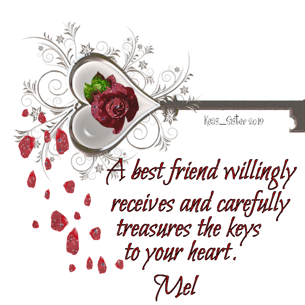 Mel - Best Friend - Treasures - Heart