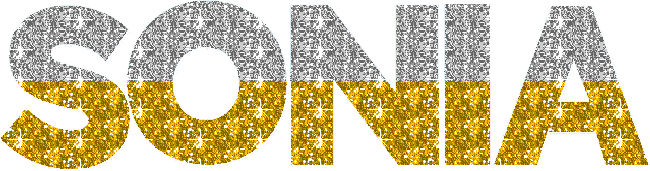 Sonia - glitter (in Glitter Text)