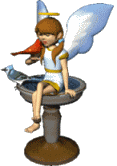 angel with birds