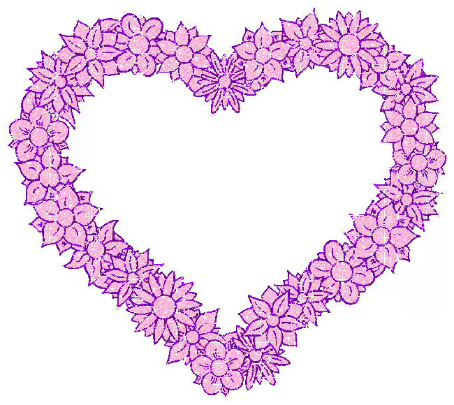 heart with flowers