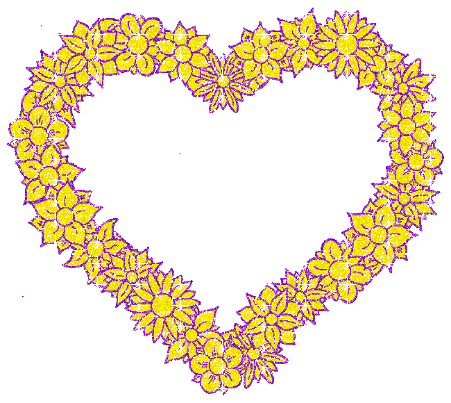 heart with flowers