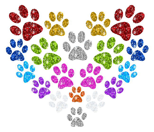 heart with paw prints
