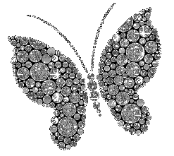 Silver butterfly