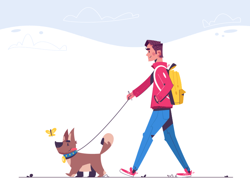 dog walking