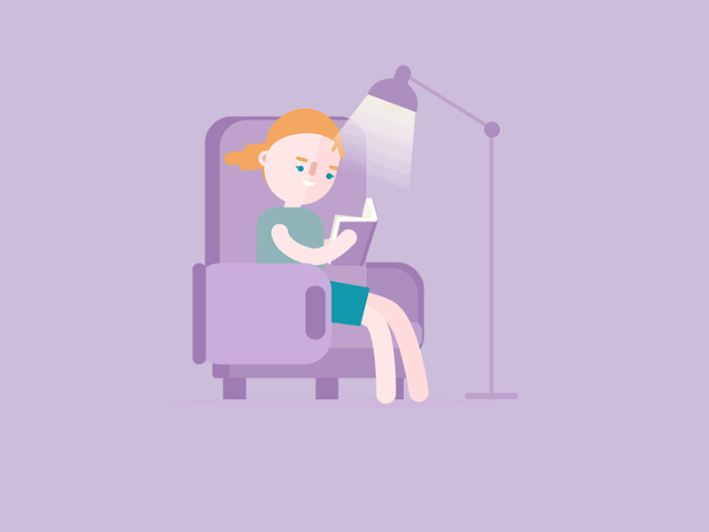 woman with book