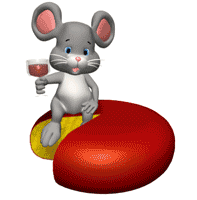 mouse with cheese
