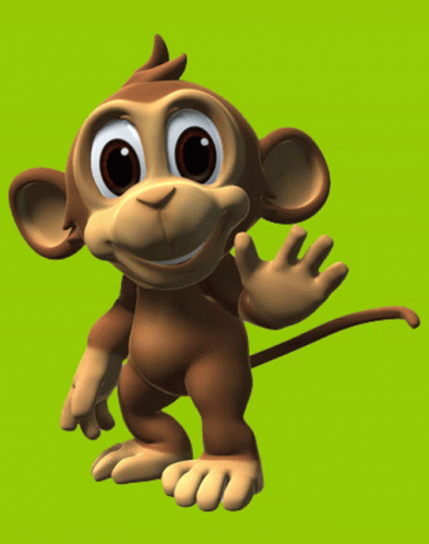 waving monkey